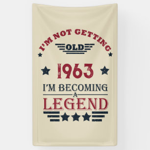 Gepersonaliseerde  60ste verjaardagscadeaus spandoek