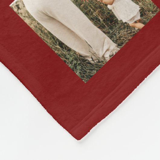 Gepersonaliseerde 64 fotocollage fleece deken (Hoek)