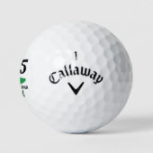 Gepersonaliseerde 65e verjaardag cadeau voor golfe golfballen (Logo)