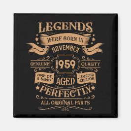 Gepersonaliseerde  65e verjaardagswhiskey feest magneet