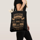 Gepersonaliseerde 65e verjaardagswhiskey feest tote bag (Dichtbij)