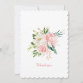 Gepersonaliseerde 65e vrouw verjaardag uitnodiging (Achterkant)