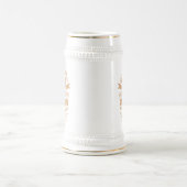 Gepersonaliseerde  65ste verjaardag whiskey label bierpul (Center)