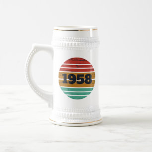 Gepersonaliseerde 65ste verjaardagsfeestje gesche bierpul