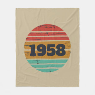 Gepersonaliseerde  65ste verjaardagsfeestje gesche fleece deken