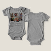 Gepersonaliseerde 6 foto collage familie definitie (Ontwerp Voorkant & Achterkant)