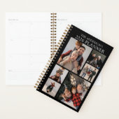 Gepersonaliseerde 6 foto collage jaarlijks planner (Display)
