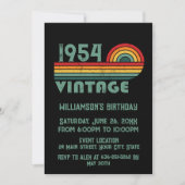 Gepersonaliseerde  70e verjaardagscadeaus kaart (Voorkant)