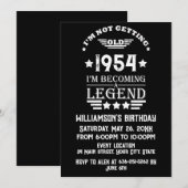 Gepersonaliseerde  70e verjaardagscadeaus kaart (Voorkant / Achterkant)