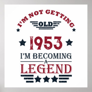 Gepersonaliseerde  70e verjaardagscadeaus poster