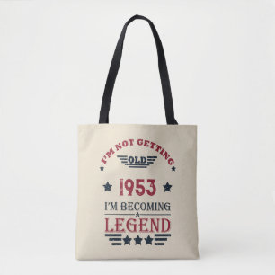 Gepersonaliseerde  70e verjaardagscadeaus tote bag