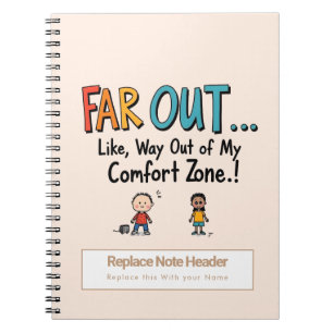 Gepersonaliseerde 70s Slang Themd Notitieboek