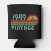 Gepersonaliseerde  75e verjaardagscadeaus blikjeskoeler (Achterkant)