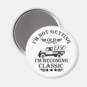 Gepersonaliseerde 75e verjaardagscadeaus magneet (Voorkant / Achterkant)