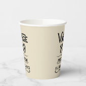 Gepersonaliseerde  75e verjaardagscadeaus zwart papieren bekers (Links)