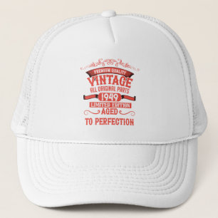 Gepersonaliseerde  75h verjaardagscadeaus trucker pet