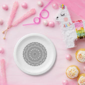 Gepersonaliseerde 7" Round Paper Bord (Feest)