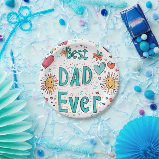 Gepersonaliseerde 7" Round Paper Bord (Feest)