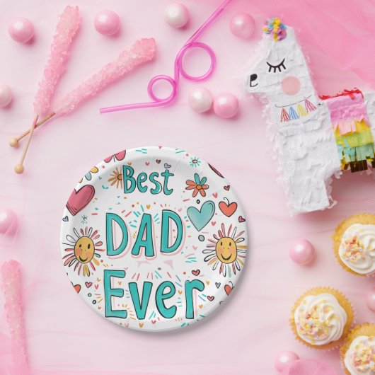 Gepersonaliseerde 7" Round Paper Bord (Feest)