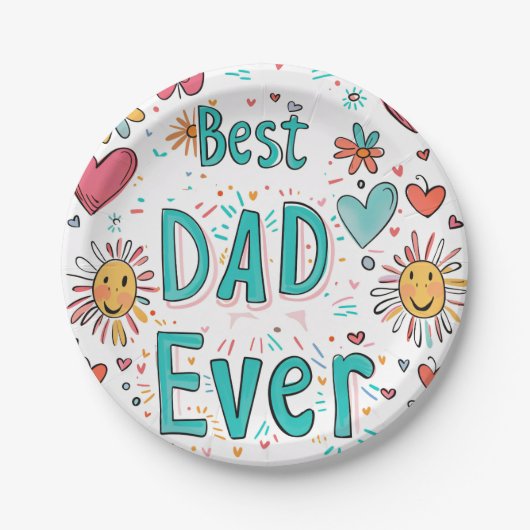 Gepersonaliseerde 7" Round Paper Bord (Voorkant)