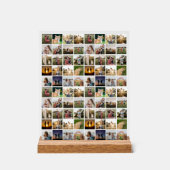 Gepersonaliseerde 80 Fotocollage Acryl Bord (Voorkant)
