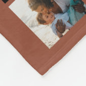 Gepersonaliseerde 80 Fotocollage Fleece Deken (Hoek)