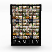 Gepersonaliseerde 80 fotocollage fotoblok (Voorkant)