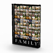 Gepersonaliseerde 80 fotocollage fotoblok (Rechts)