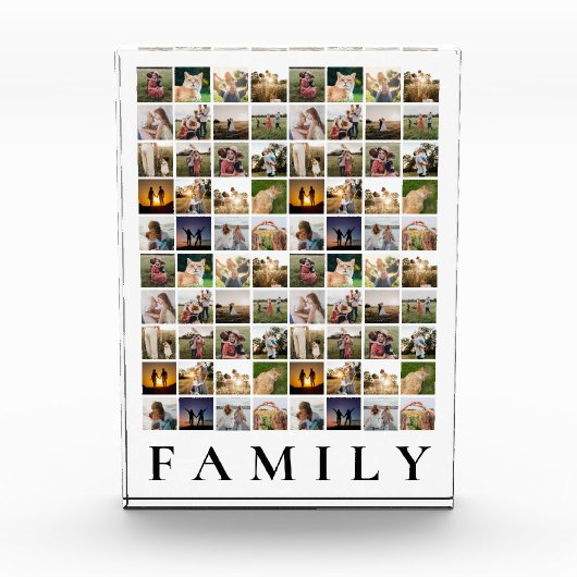 Gepersonaliseerde 80 Fotocollage Fotoblokken (Voorkant)