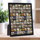 Gepersonaliseerde 80 Fotocollage Fotoplaat<br><div class="desc">Creëer Uw Eigen Gepersonaliseerde 80 Fotocollage Plaque</div>