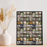 Gepersonaliseerde 80 Fotocollage Imitatie Canvas Print<br><div class="desc">Creëer Uw Eigen Gepersonaliseerde 80 Fotocollage Faux Canvas Print</div>