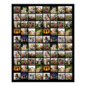 Gepersonaliseerde 80 Fotocollage Perfect Poster (Voorkant)