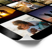 Gepersonaliseerde 80 Fotocollage Perfect Poster (Hoek)