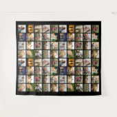 Gepersonaliseerde 80 Fotocollage Wandkleed (Voorkant (horizontaal))