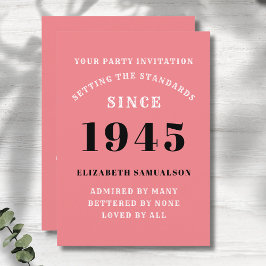 Gepersonaliseerde 80e verjaardag Voeg Jouw naam to Kaart