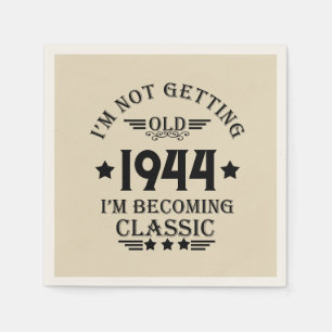 Gepersonaliseerde  80ste verjaardagscadeaus servet