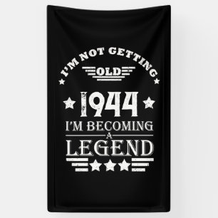 Gepersonaliseerde  80ste verjaardagscadeaus spandoek