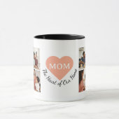 Gepersonaliseerde 8-Foto Collage Hartgevoelde Mama Mok (Midden)