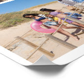 Gepersonaliseerde 8 foto collage poster (Hoek)