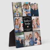 Gepersonaliseerde 8 Photo Collage Grootouders Mode Fotoplaat (Zijkant)