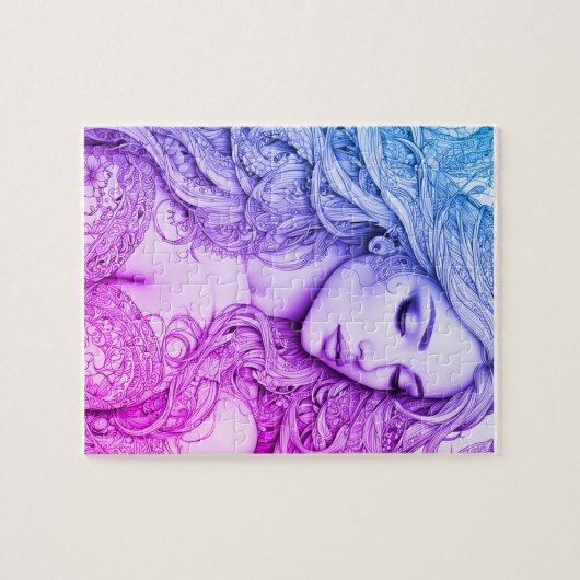 Gepersonaliseerde 8" x 10" puzzel: 110 stuks met g legpuzzel (Horizontaal)