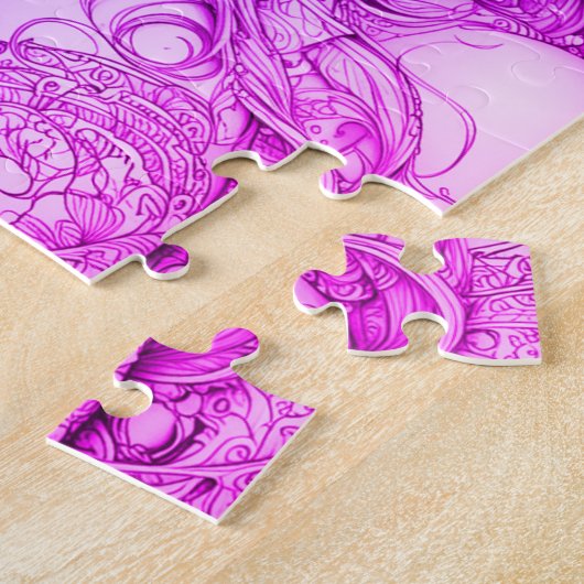 Gepersonaliseerde 8" x 10" puzzel: 110 stuks met g legpuzzel (Zijkant)