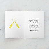 Gepersonaliseerde 8e Jubileum Kaart voor Paar Foto (Binnen)