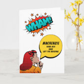 Gepersonaliseerde 90ste verjaardag  Comic Funny Kaart (Gele Bloem)