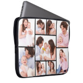 Gepersonaliseerde 9 Fotocollage Electronics Bag Laptop Sleeve (Voorkant Rechts)
