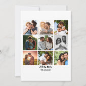 Gepersonaliseerde 9 Photo Collage Sjabloon voor ko (Voorkant)