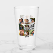 Gepersonaliseerde 9 Photo Collage Sjabloon voor ko Glas (Voorkant)