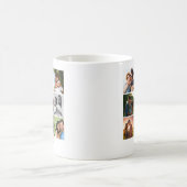 Gepersonaliseerde 9 Photo Collage Sjabloon voor ko Koffiemok (Center)