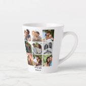 Gepersonaliseerde 9 Photo Collage Sjabloon voor ko Latte Mok (Rechts)