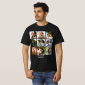 Gepersonaliseerde 9 Photo Collage Sjabloon voor ko T-shirt (Voorkant volledig)